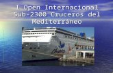 I open internacional sub 2300 cruceros del mediterráneo