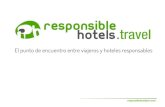 Presentación de Responsible Hotels para Hoteles