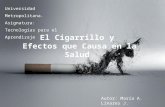 Presentacion del cigarrillo