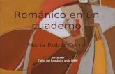 Trabajo de Maria Rubio En Taller Del Romanico UIMP 2008