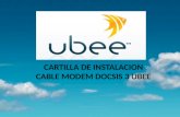 Cartilla instalacion ubee docsis 3