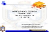 CURSO DE INDUCCIÓN SERVICIO COMUNITARIO