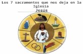Los 7 sacramentos que nos deja jesús en la iglesia.