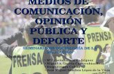 Medios de comunicación, opinión pública y deporte