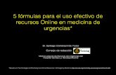 5 estrategias para el uso efectivo de recursos Online en medicina de urgencias