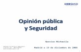 Opinión Publica y Seguridad. 1ª Sesión 2008-09
