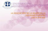 La Educación de la Mujer en Europa