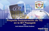 Proyecto implementacion TIC en el currículo de la Institución Educativa