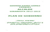 Programa de Gobierno Girardota 2012.2015 Germán Darío Gómez Vásquez