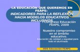 Indicadores para la reflexión hacia modelos educativos inclusivos (FEAPS)