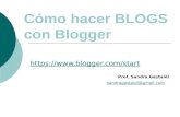 como hacer blogs