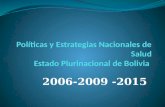Plan nacional de salud 2010  2 bolivia