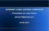 2011 08 15 ponencia   internet como sistema complejo