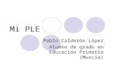 Mi ple por Pablo Calderón
