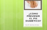 ¿Cómo prevenir el pie diabético?