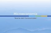 Microeconomía - Teoría del Consumidor