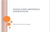 Evolución sistemas operativos valentina