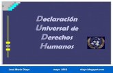 Declaración universal de derechos humanos