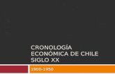 Cronología económica de chile siglo xx