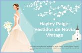 Hayley Paige vestidos de novia vintage