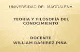 Teoría y Filosofía del Conocimiento_Universidad del magdalena
