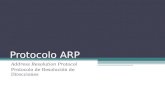 Redes: Protocolo Arp