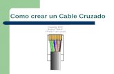 Como crear un cable cruzado