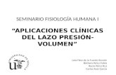 APLICACIONES CLÍNICAS DEL LAZO PRESIÓN-VOLUMEN. Fisiología Humana I
