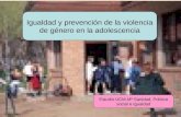 Estudio UCM - Ministerio de Igualdad sobre violencia de género en la adolescencia