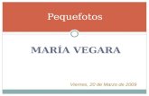 Pequefotos: María Vegara