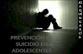 Prevención del suicidio en el adolescente