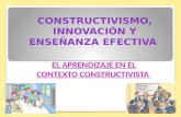 Constructivismo, innovación y enseñanza efectiva