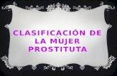 Clasificación de la mujer prostituta