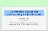 Sociología del consumo 2.1 la presion social