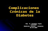3.3 complicaciones crónicas, dra v. tapia