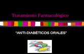Diabetes - tratamiento farmacologico