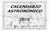 Calendario Astronómico 2013