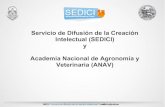 Servicio de Difusión de la Creación Intelectual (SEDICI) y Academia Nacional de Agronomía y Veterinaria (ANAV)