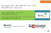 Integración de CRM Online con SharePoint Online