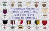 Presentación de la medalla religiosa para los boys