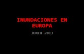 INUNDACIONES EN EUROPA 2013
