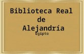 Biblioteca real de alejandria