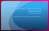 Debate semifinal 01-04-14