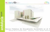 Foro Sostenibilidad y Turismo de Andalucía Lab. ANDALUCÍA TEAM: NUEVAS FÓRMULAS DE ALOJAMIENTO SOSTENIBLES EN EL S. XXI.