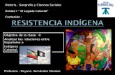 Resistencia indígena. guerra de arauco