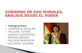 Gobierno Evo Morales, análisis desde el poder
