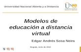 Modelos de educación a distancia virtual