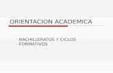 Orientacion Academica I