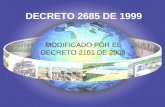 Decreto  2685 del 1999