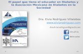 El Papel del Educador en el Autocuidado de la Diabetes. The educator's role in diabetes self-care.